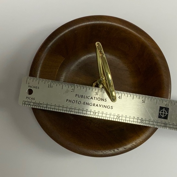 OZARK Walnutware Mid Century Modern vintage Bowl - Picture 7 of 7